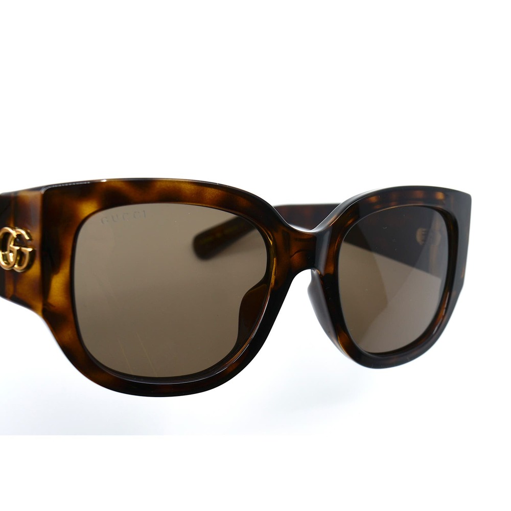 Gucci GG1599SA Havana Brown Sunglasses Women Authentic Italy New w/ Case - Picture 14 of 15